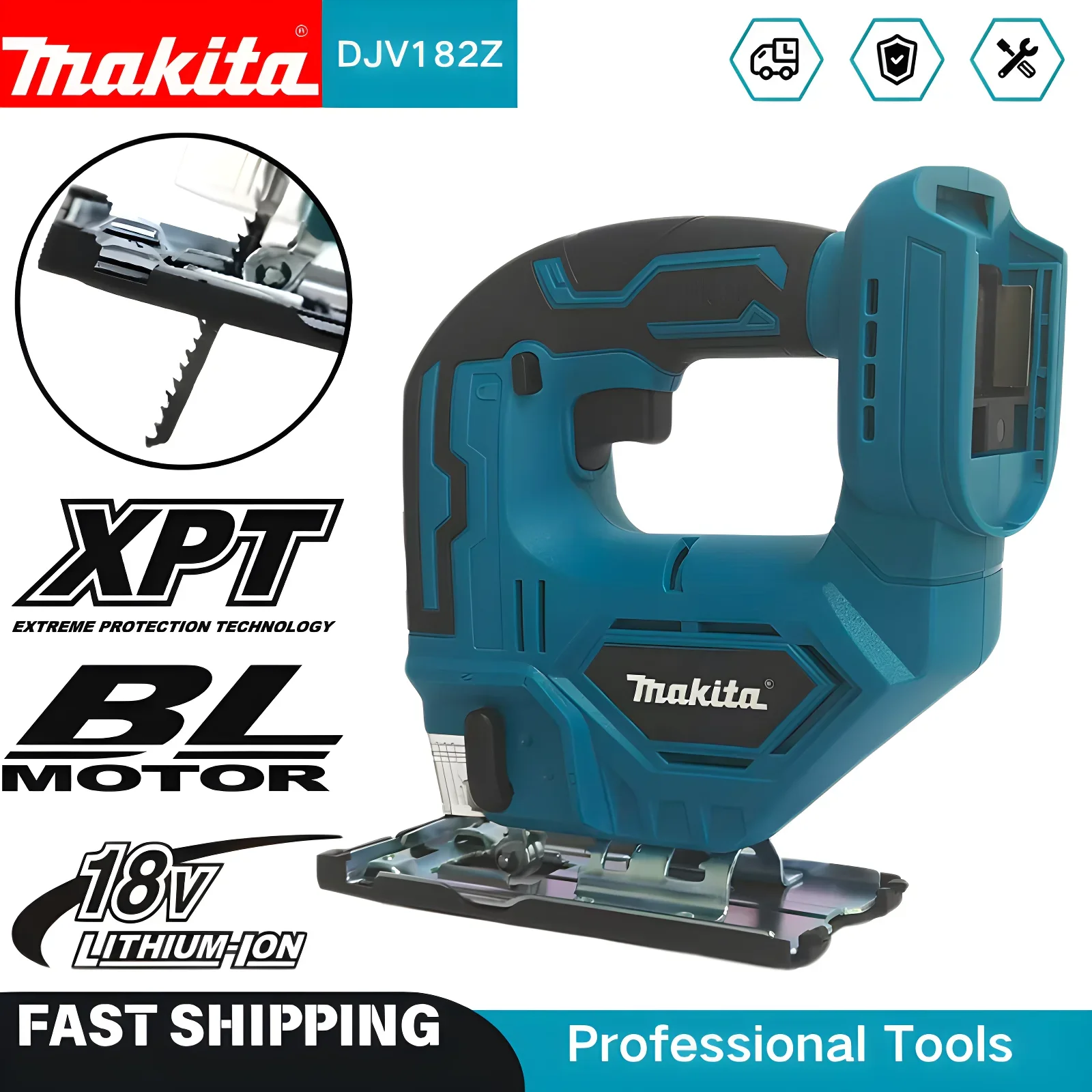 Woodworking Electric Saw - Makita DJV182 electric reciprocating cutting machin