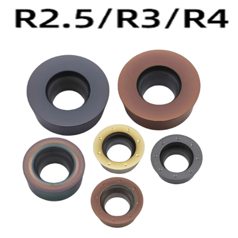Parting Tool Lathe - 10PCS RDMW0501 RCMT0602MOTN RPMW08T2MO-TT R2.5 R3