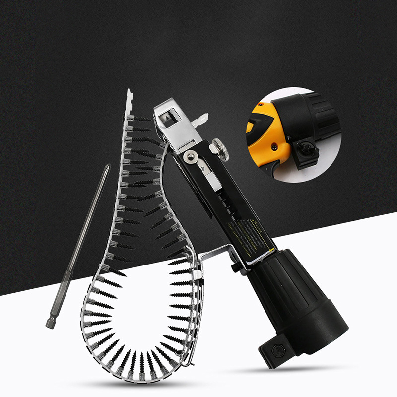 Woodworking Nail Gun - Auto Chain Screw Nail Gun Adapter