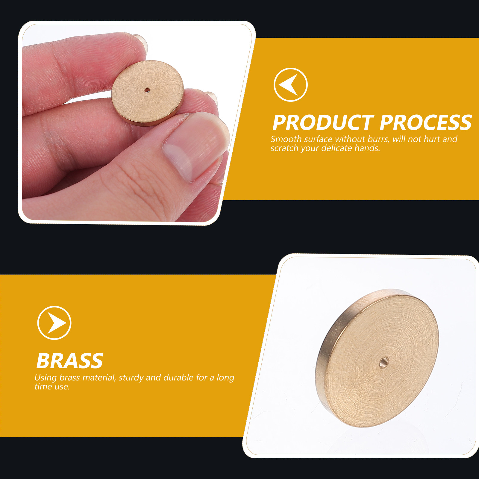 Woodworking Kits For Beginners - 6Pcs Brass Circular Setting Gauges Positioning