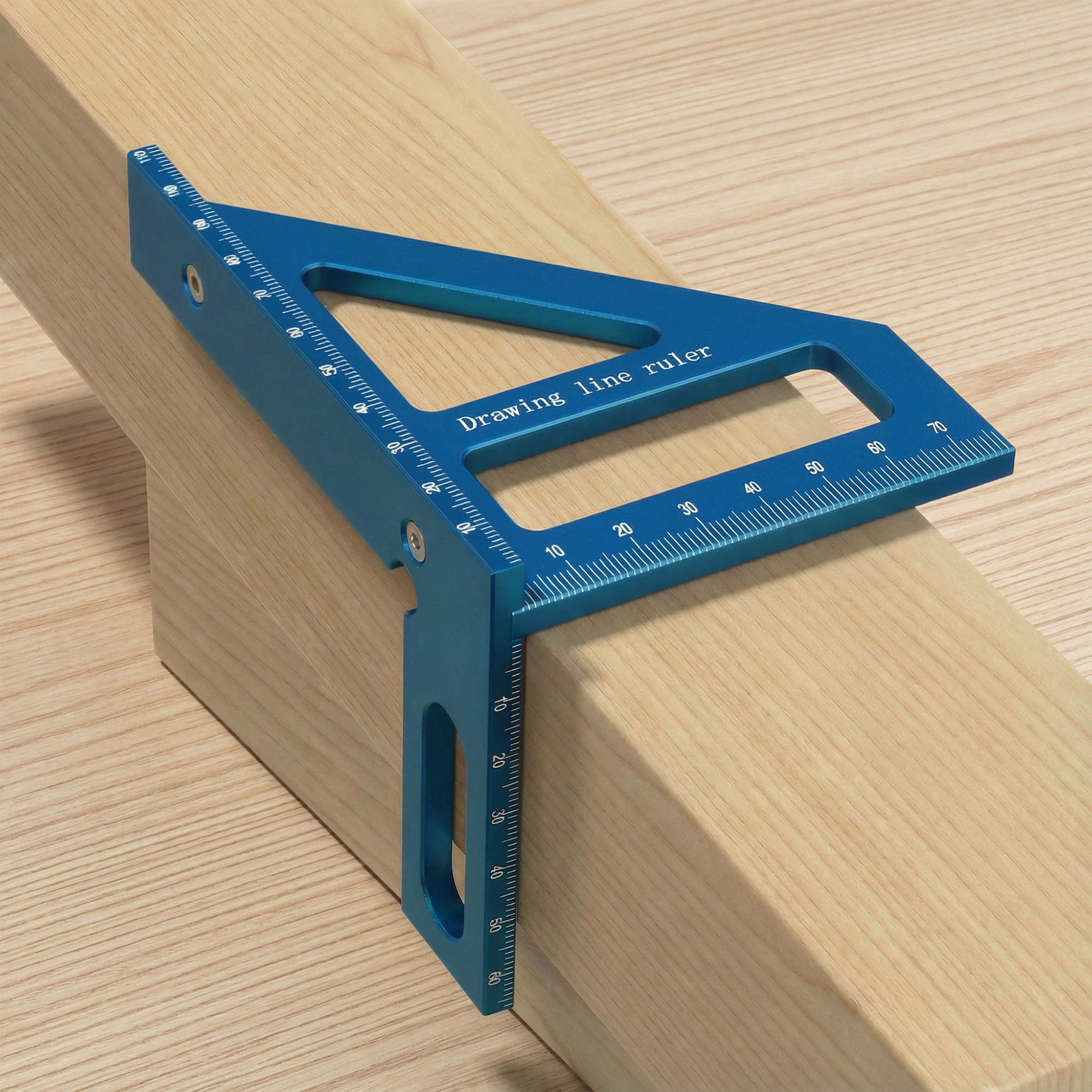 Woodworking For Engineers - Aluminum Alloy Woodworking Ruler Triangle Square