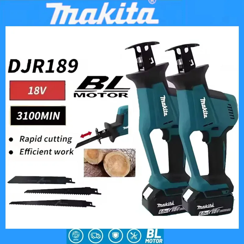 Woodworking Electric Saw - Makita DJR189 18V Cordless Electric Reciprocating