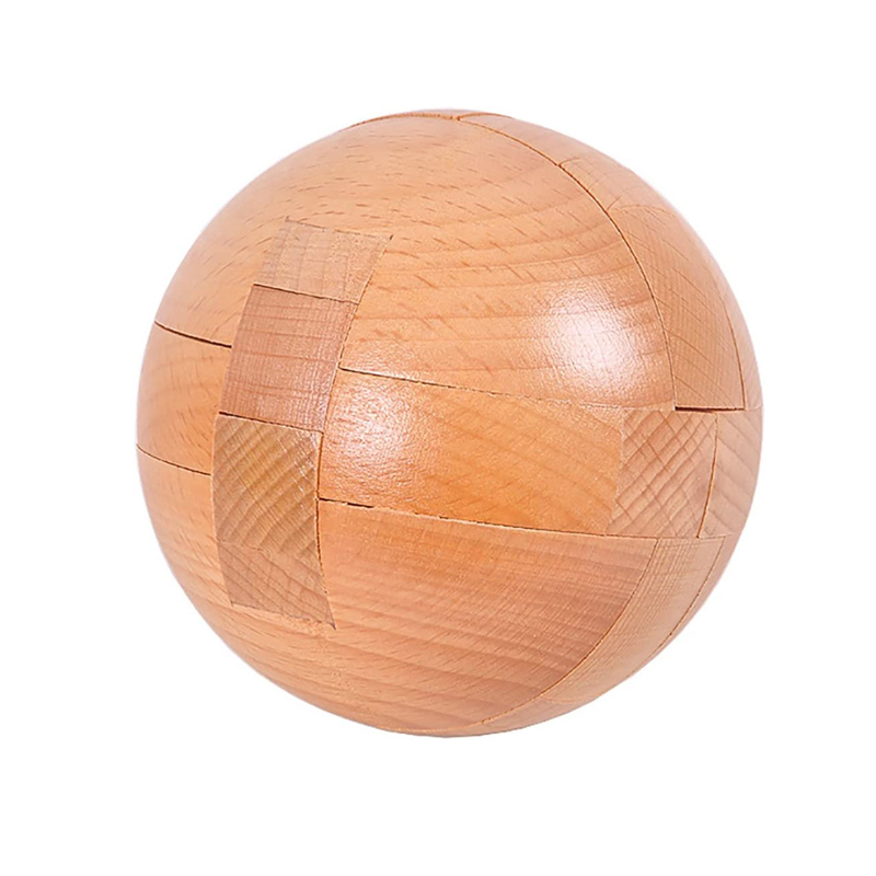 Woodworking Kids Toys - Wooden Puzzle Magic Ball Brain Teasers
