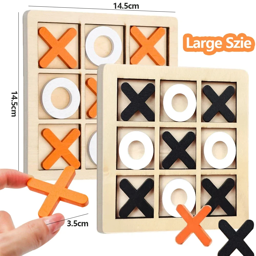 Wooden XO Tic Tac Toe Game Min - Woodworking Kids Toys avis et prix