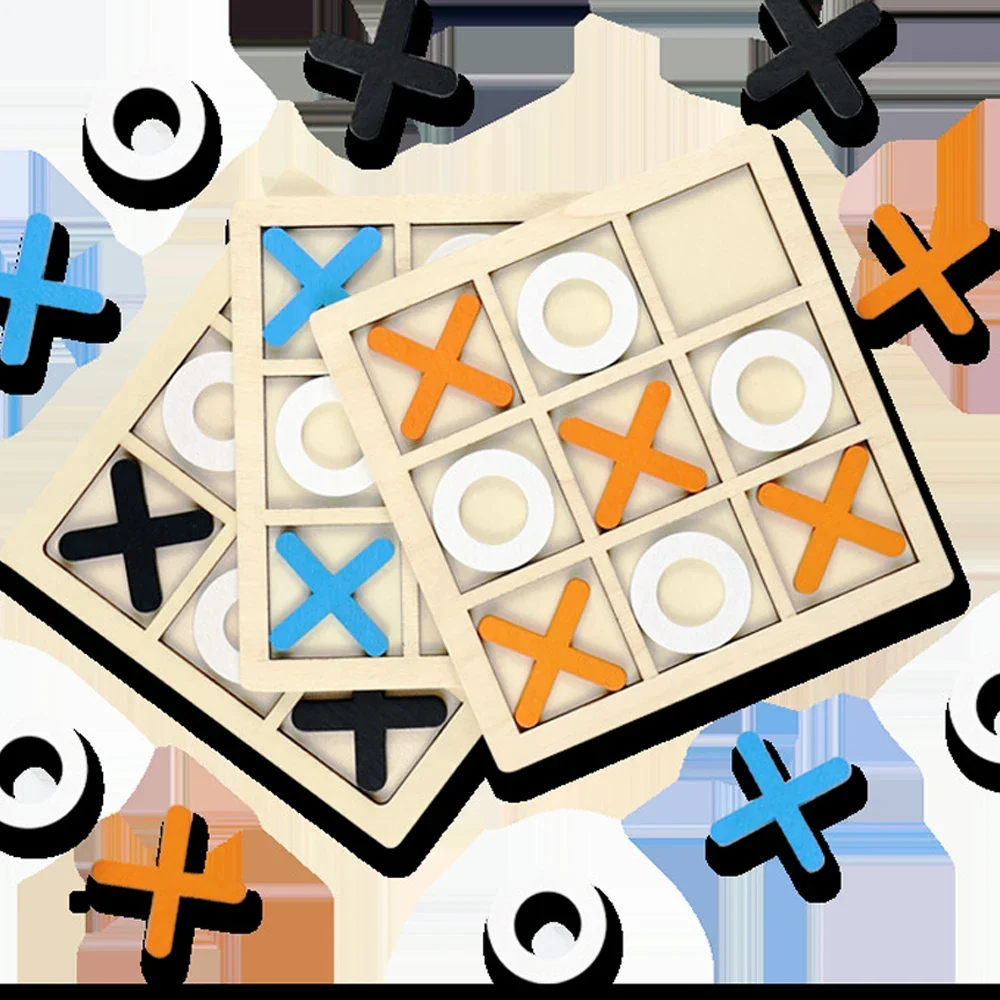 Wooden XO Tic Tac Toe Game Min - Woodworking Kids Toys avis et prix