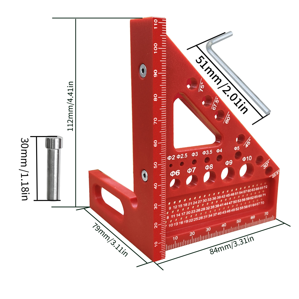 3D Multi-Angle Measuring Ruler - Woodworking For Engineers avis et prix