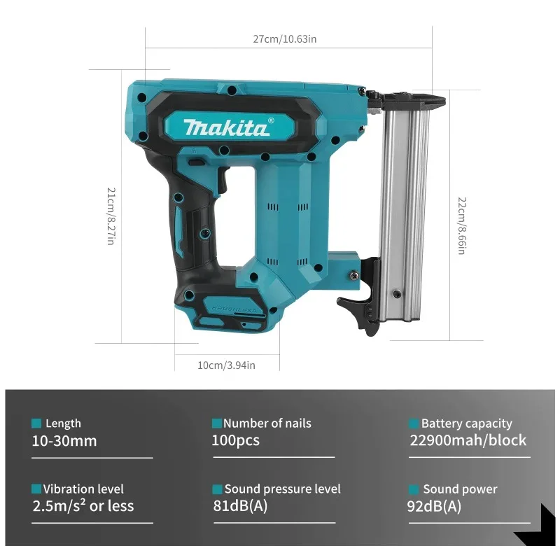 Makita Cordless,100-Nail Capac - Woodworking Nail Gun avis et prix