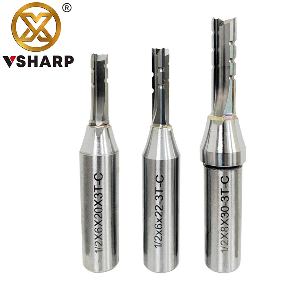 Vsharp 3 Flutes TCT Straight C - Woodworking Nc avis et prix