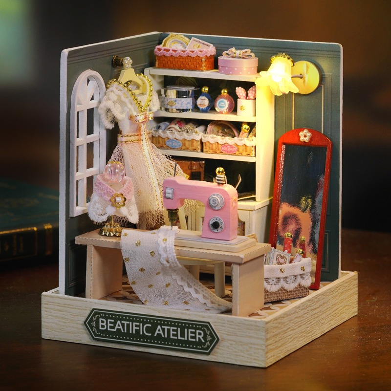 Mini Dollhouse Kit Sakura Stre - Woodworking Kids Toys avis et prix