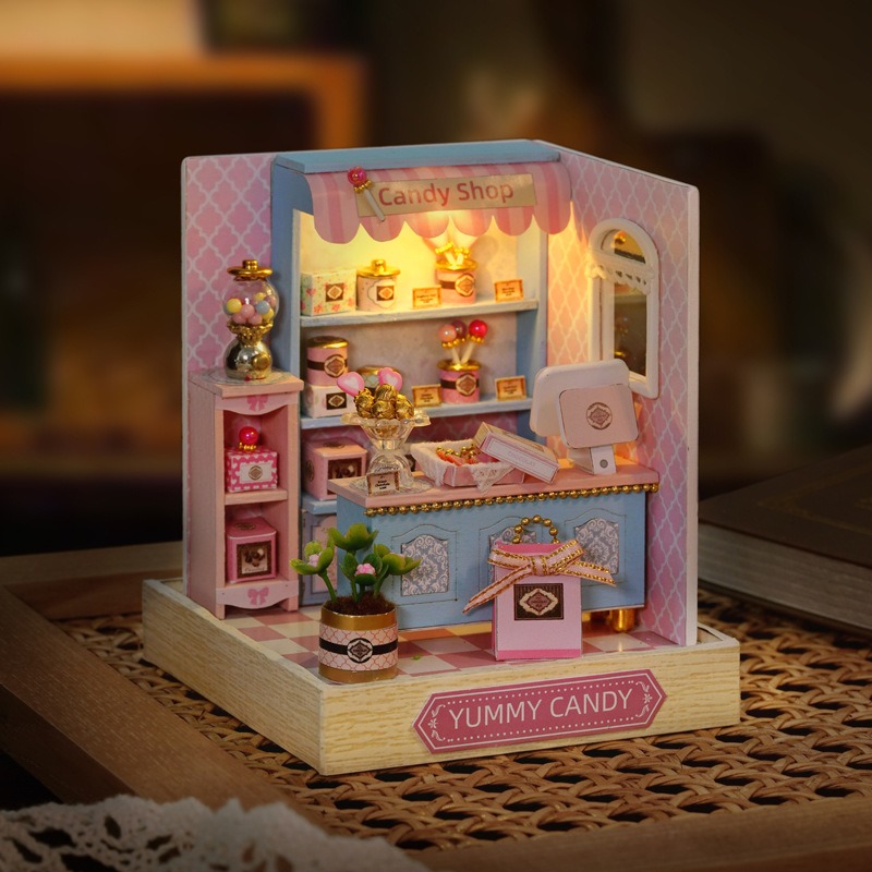 Mini Dollhouse Kit Sakura Stre - Woodworking Kids Toys avis et prix