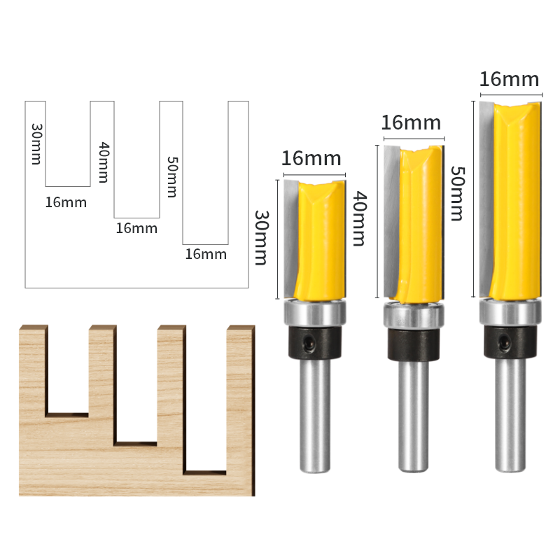 PTA 8MM Shank D16 Pattern Bit  - Woodworking Nc avis et prix