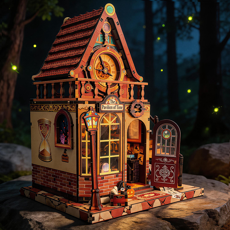 New Wooden Dollhouse Time Pavi - Woodworking Kids Toys avis et prix