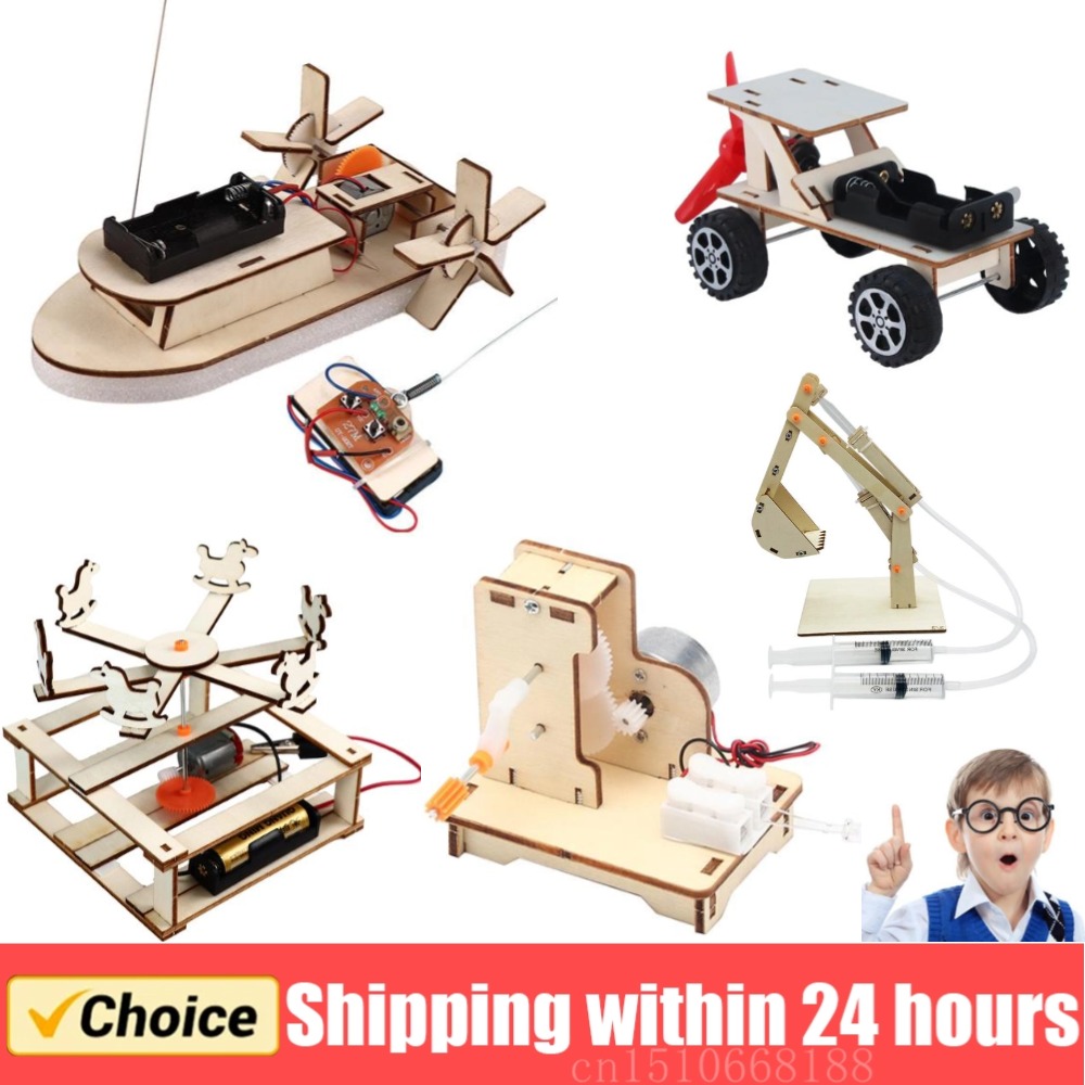 DIY Boat Model Science Toys Ki - Woodworking Kids Toys avis et prix