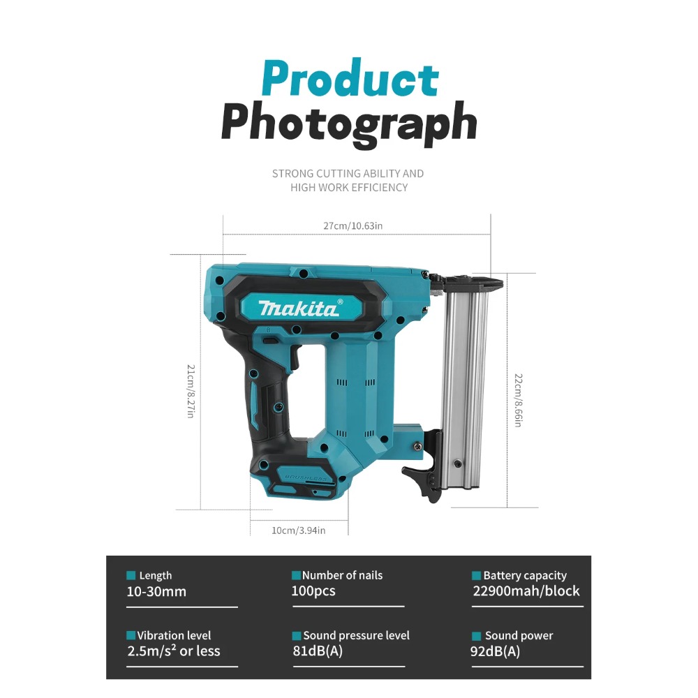 2026 Makita F30 Cordless Impac - Woodworking Nail Gun avis et prix