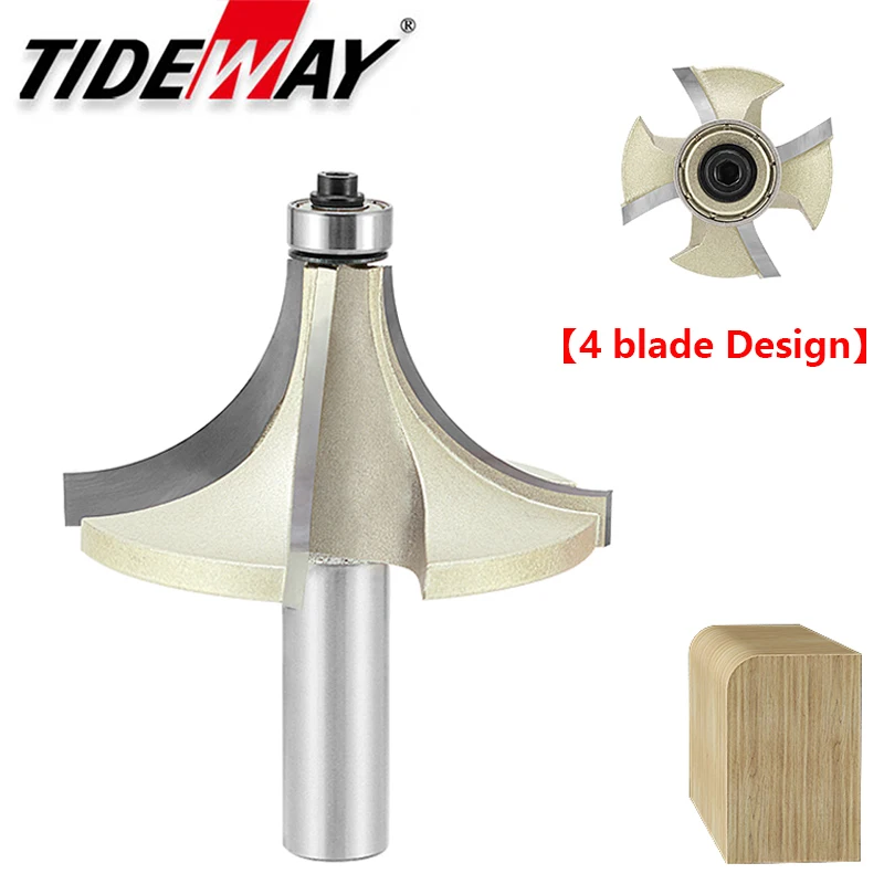 Tideway 4 Blades Round Corner  - Woodworking Nc avis et prix