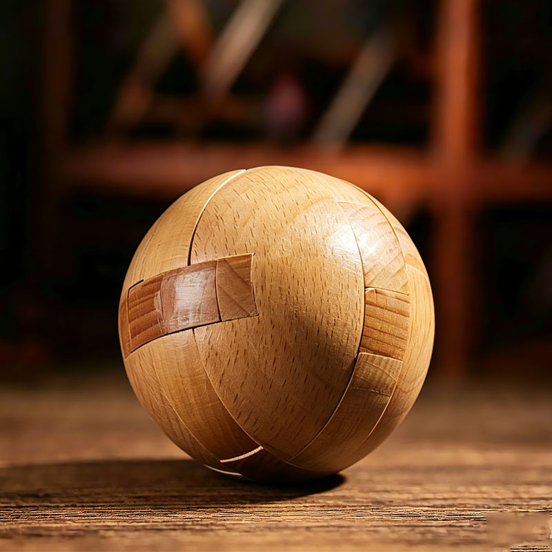 Classic Wooden Puzzle Ball Mag - Woodworking Kids Toys avis et prix