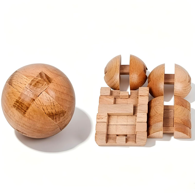 Classic Wooden Puzzle Ball Mag - Woodworking Kids Toys avis et prix