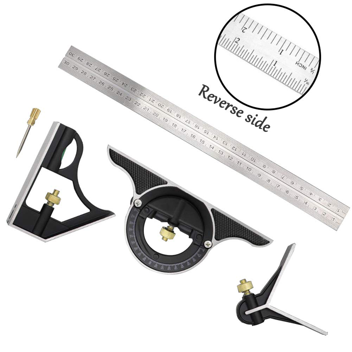 3 In 1 Combination Angle Ruler - Woodworking For Engineers avis et prix