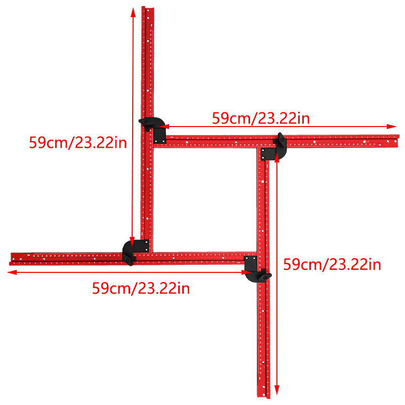 59cm Adjustable Square Router  - Woodworking Project Plans avis et prix