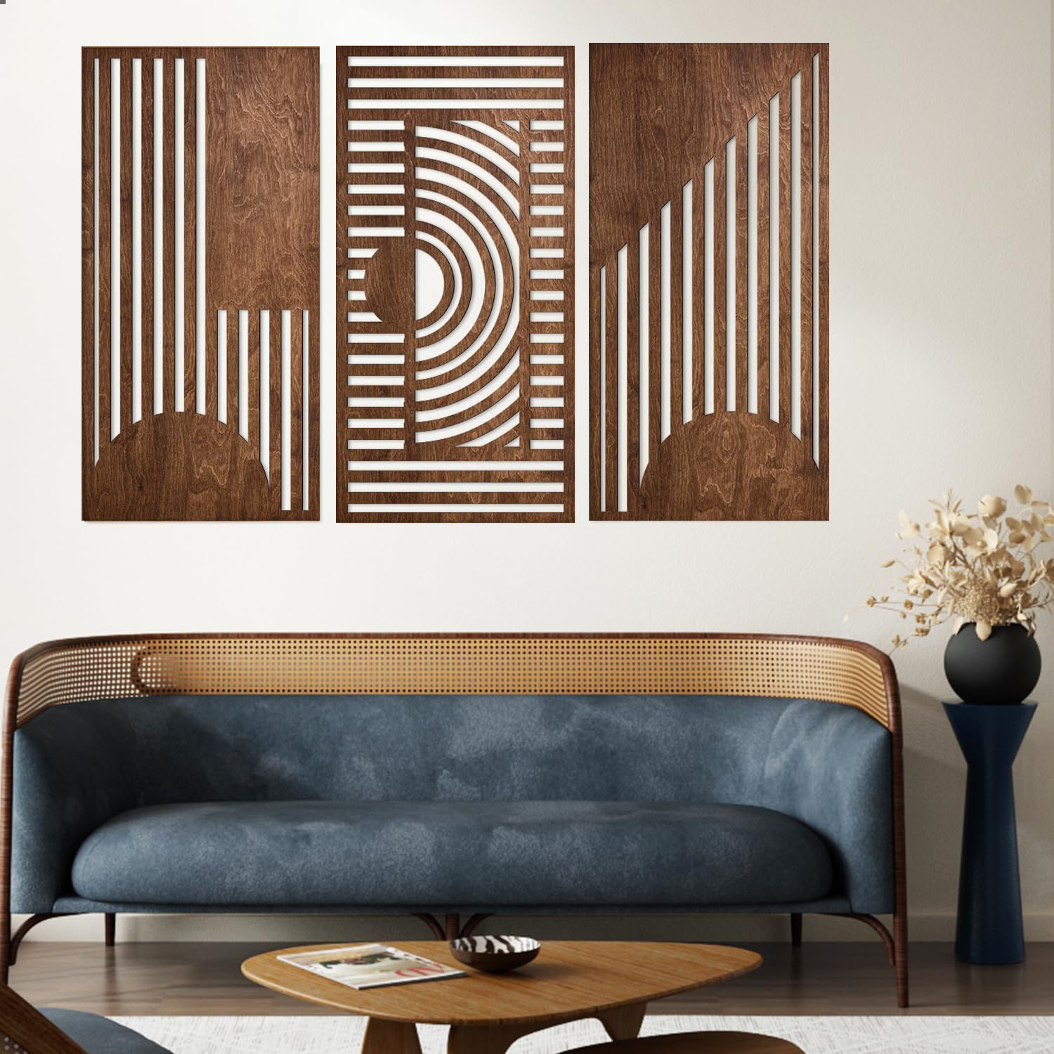 3 Pcs Geometric Wood Wall Art  - Woodworking Art avis et prix