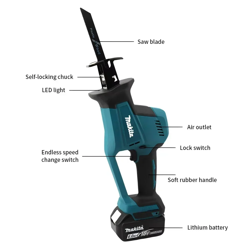 Makita DJR189 18V Cordless Ele - Woodworking Electric Saw avis et prix