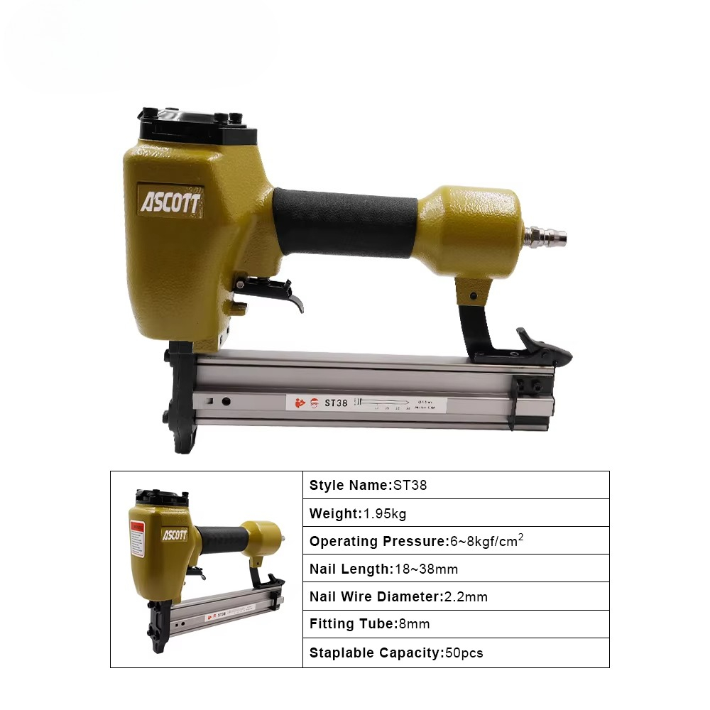ST38 14GA Heavy  Pneumatic Nai - Woodworking Nail Gun avis et prix