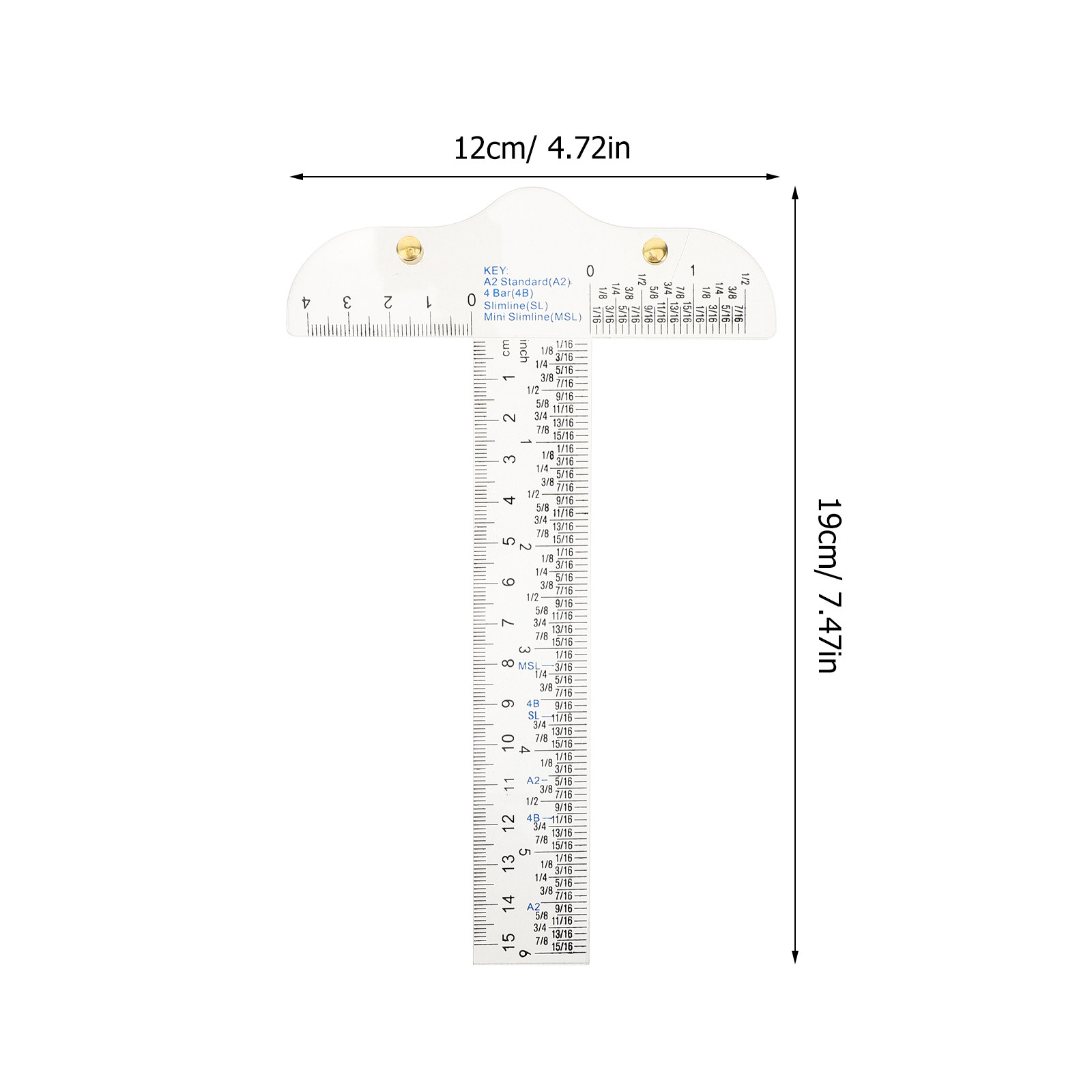 Ruler Transparent Plastic Ligh - Woodworking For Engineers avis et prix