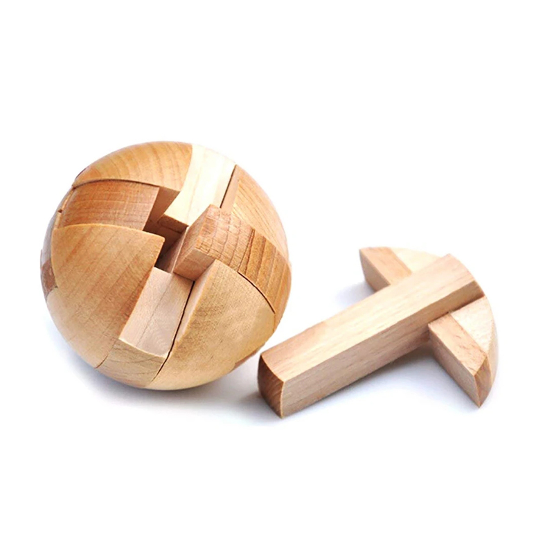 Wooden Puzzle Magic Ball Brain - Woodworking Kids Toys avis et prix
