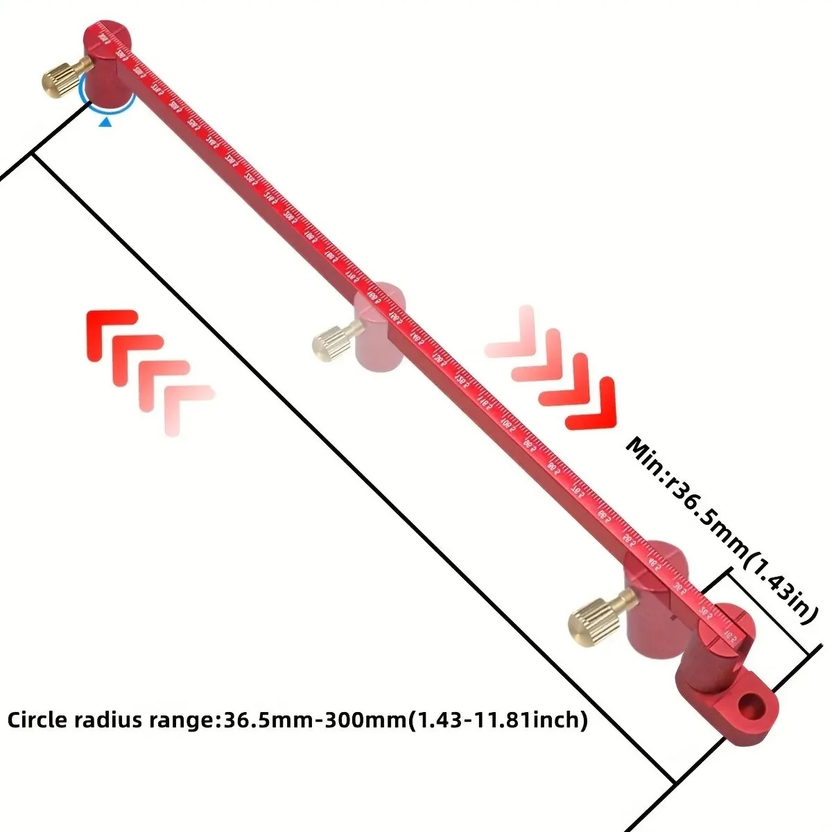 300mm Adjustable Drawing Circl - Woodworking Project Plans avis et prix