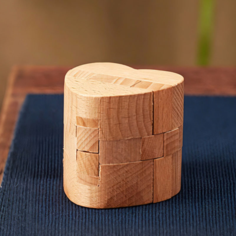 Luban Lock Heart Shaped Puzzle - Woodworking Kids Toys avis et prix