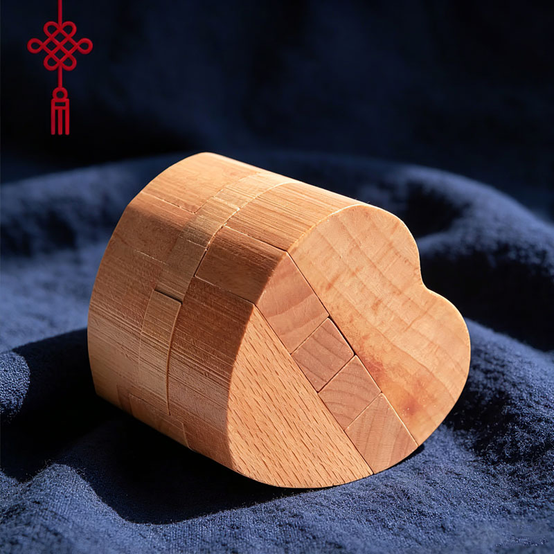 Luban Lock Heart Shaped Puzzle - Woodworking Kids Toys avis et prix