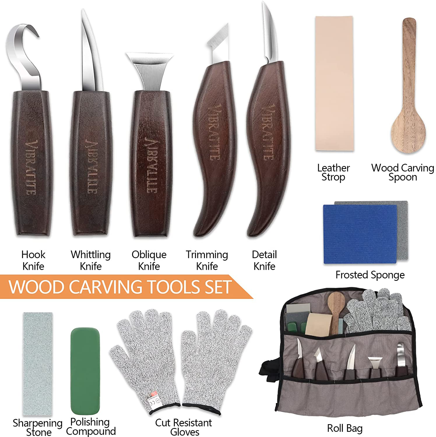 14 in 1 Wood Carving Tools Set - Woodworking Kits For Beginners avis et prix