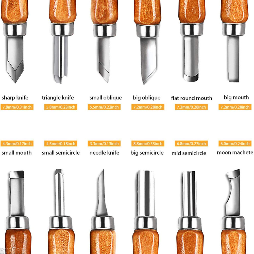 12Pcs SK2 Woodworking Carving  - Woodworking Art avis et prix