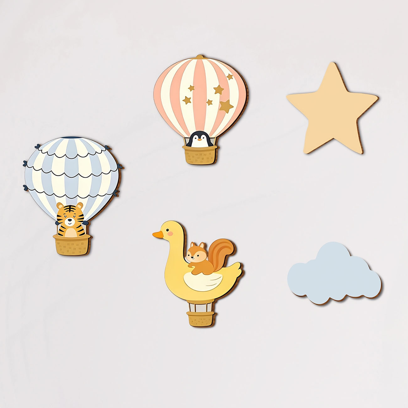 5Pcs Animal Hot Air Balloon Wo - Woodworking Hobbies avis et prix