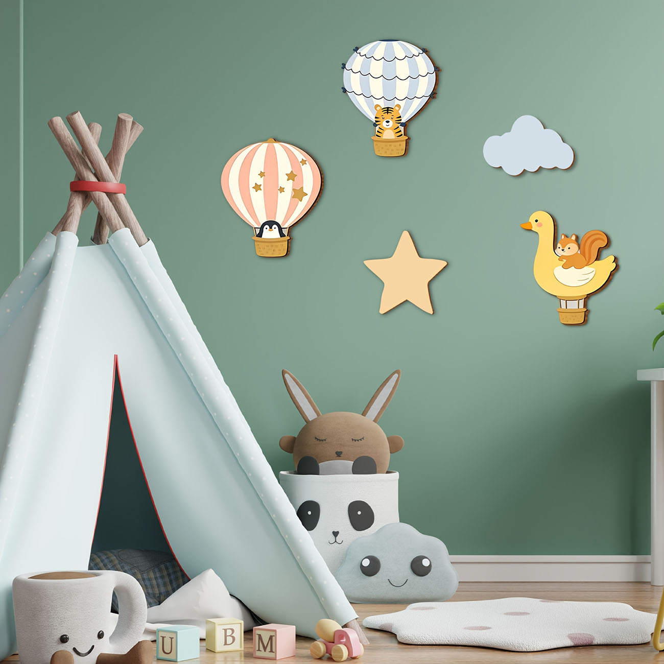 5Pcs Animal Hot Air Balloon Wo - Woodworking Hobbies avis et prix